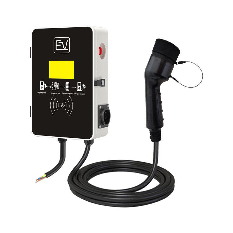 Yüksek Alev Geciktirici PC Yakıt 3 Fazlı Elektrikli Araba Tip 2 Şarj Cihazı 16A