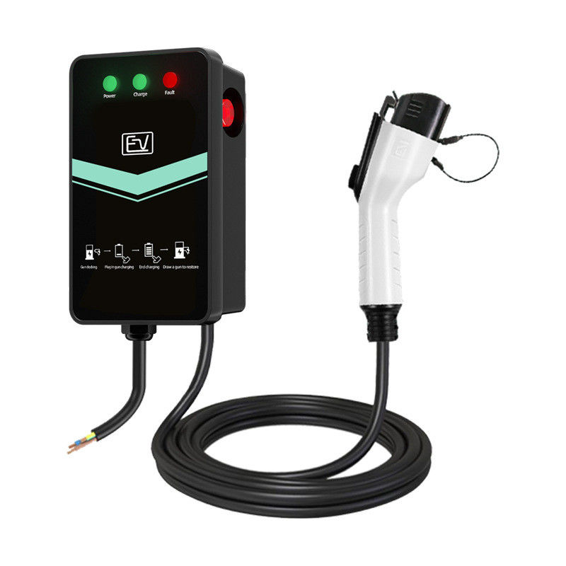 Type1 Plug 32A Plug And Charge Duvar Montajlı EV Şarj İstasyonu Akıllı Ev