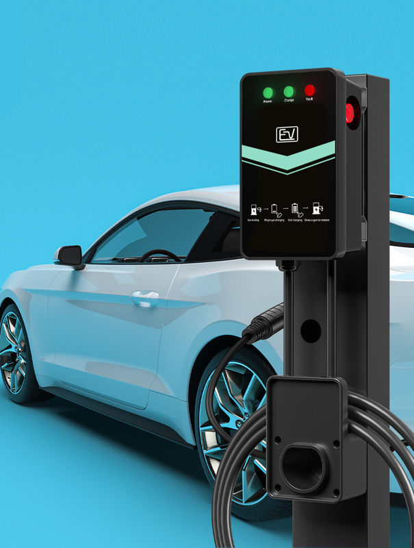 Type1 Plug 32A Plug And Charge Duvar Montajlı EV Şarj İstasyonu Akıllı Ev