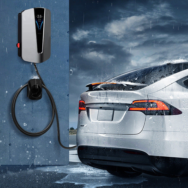 Amerikan Standart Uygulama Kontrolü Tipi 1 Tesla BMW için Duvar Montajlı Elektrikli Araba Şarj cihazı