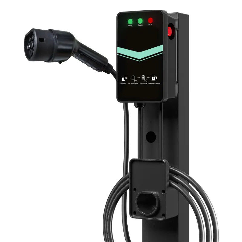 Avrupa Standardı 7kw Type2 32A AC Ev İçin Duvara Monte EV Şarj İstasyonu