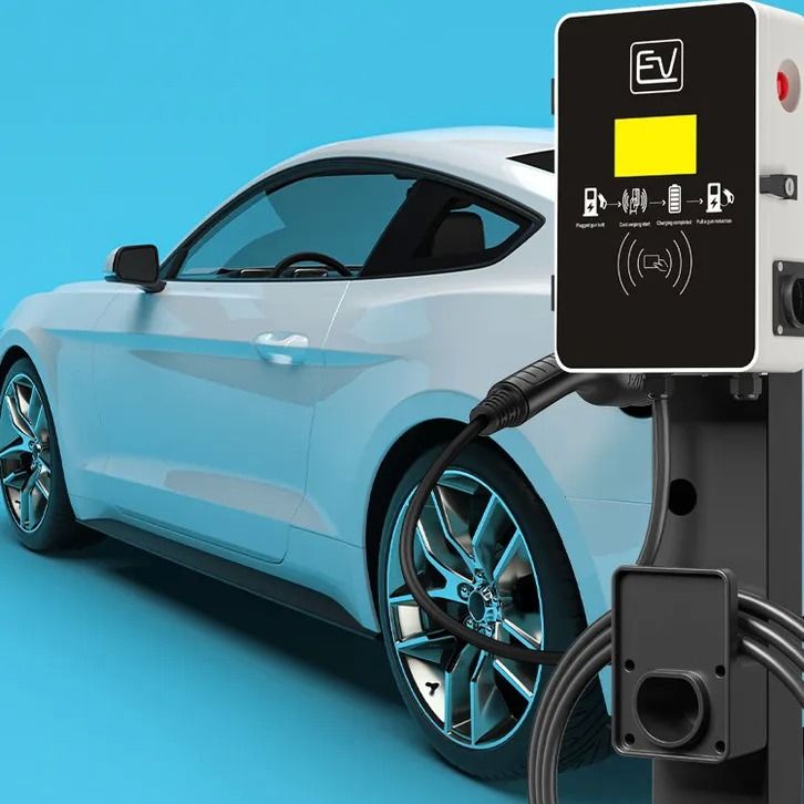 Duvar üzerine monte edilmiş üç fazlı 22kw ev tipi 2 araba şarj cihazı OEM ODM
