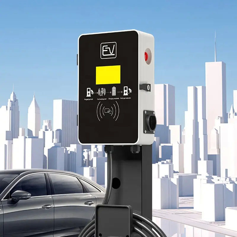 380v Hızlı Şarj 3 Fazlı Duvar Montajlı Taşınabilir Tip 2 EV Şarj Aygıtı