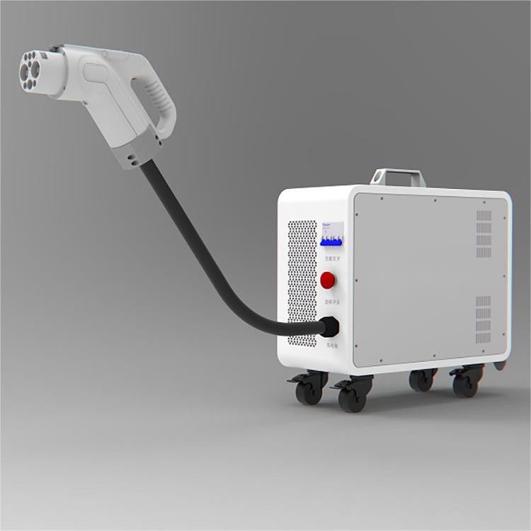 4.3 inç ekran 380V 32A EV için taşınabilir DC hızlı şarj cihazı