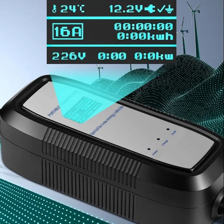 Yüksek Alev Geri Dayanıklı PC Yakıt EV Şarj Aracı Tip 1 AC Şarj Aracı OEM ODM