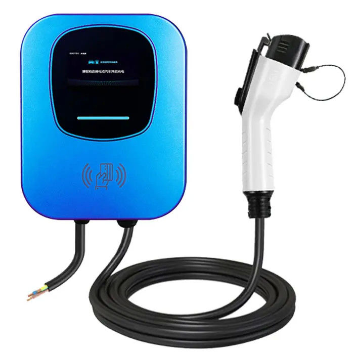Renkleri özelleştir 11kw Hızlı Şarj Duvar Montajlı EV Şarj İstasyonu Ev İçin