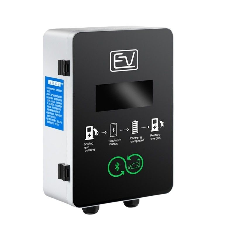 7kw 3 Fazlı Hızlı Elektrik Kutusu Duvar Montajlı EV Şarj İstasyonu Tip1 Ve Tip2