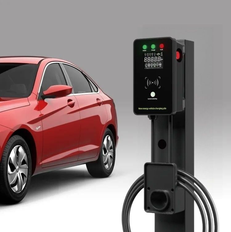 Duvar Aşırı Akım Koruması Tipi 1 EV Duvar Kutusu Şarj Kutusu AC220V Tesla Audi BMW için takım elbise