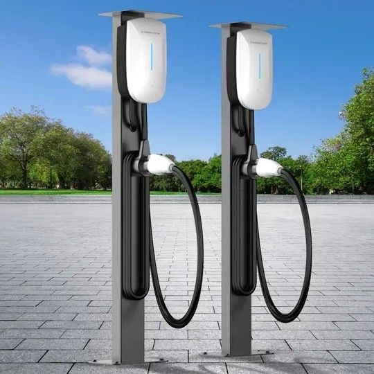 Uygulama Kontrol Kutusu 22 Kilowatt Ev Kullanımı İçin Duvara Monte EV Şarj İstasyonu
