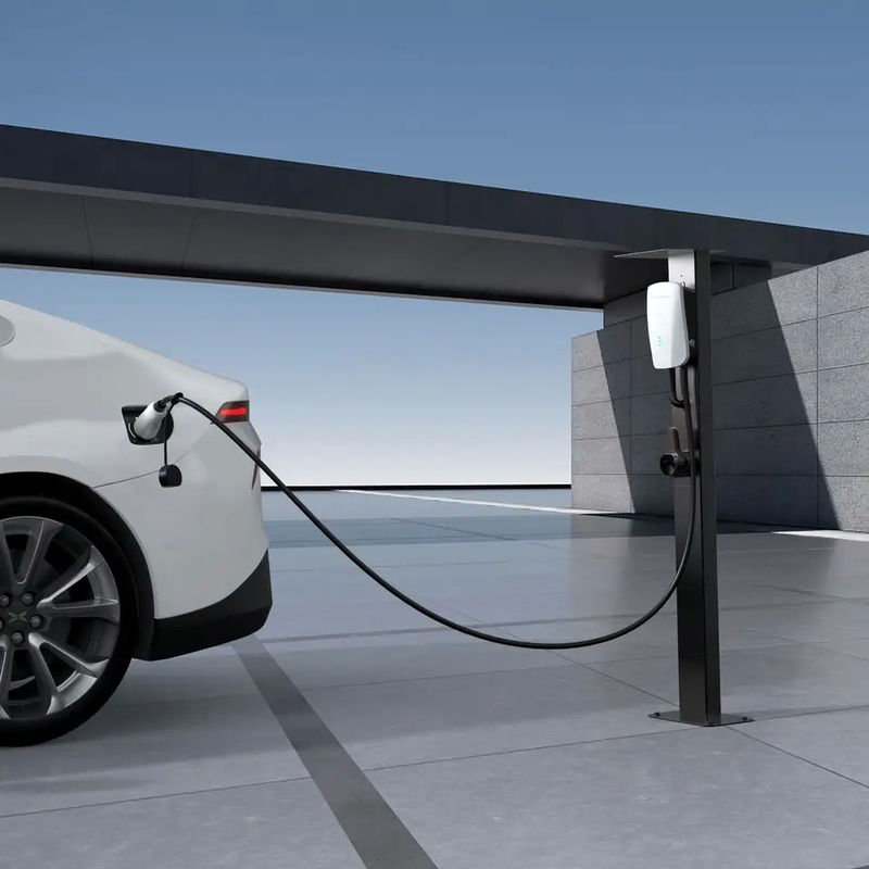 Amerikan Standartı 240V RFID Kart Kontrol Duvar Montajlı EV Şarj İstasyonu Ev İçin