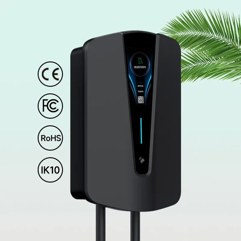 App Control Swipe Card 32A 48A Yangın geçirmez PC Ev Akıllı Duvar EV Şarj Aracı Amerikan Standartı