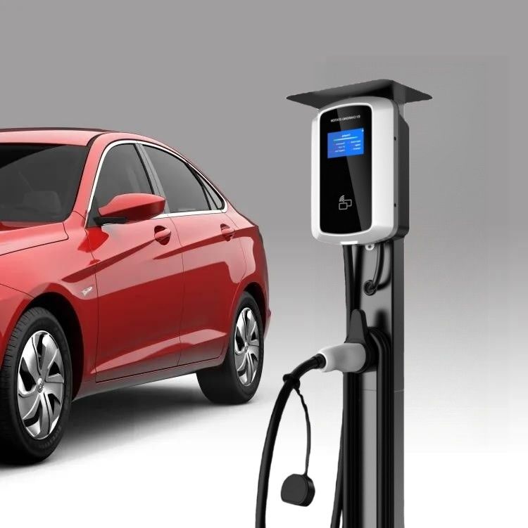 Uygulama Sürümü AC 22 Kilowatt Hızlı Duvara Monte EV Şarj İstasyonu OEM EV Şarj Cihazı
