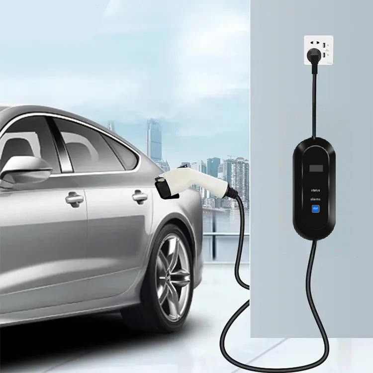 ODM OEM 220V Tip 2 Taşınabilir AC EV Şarj cihazı Sızıntı Koruması