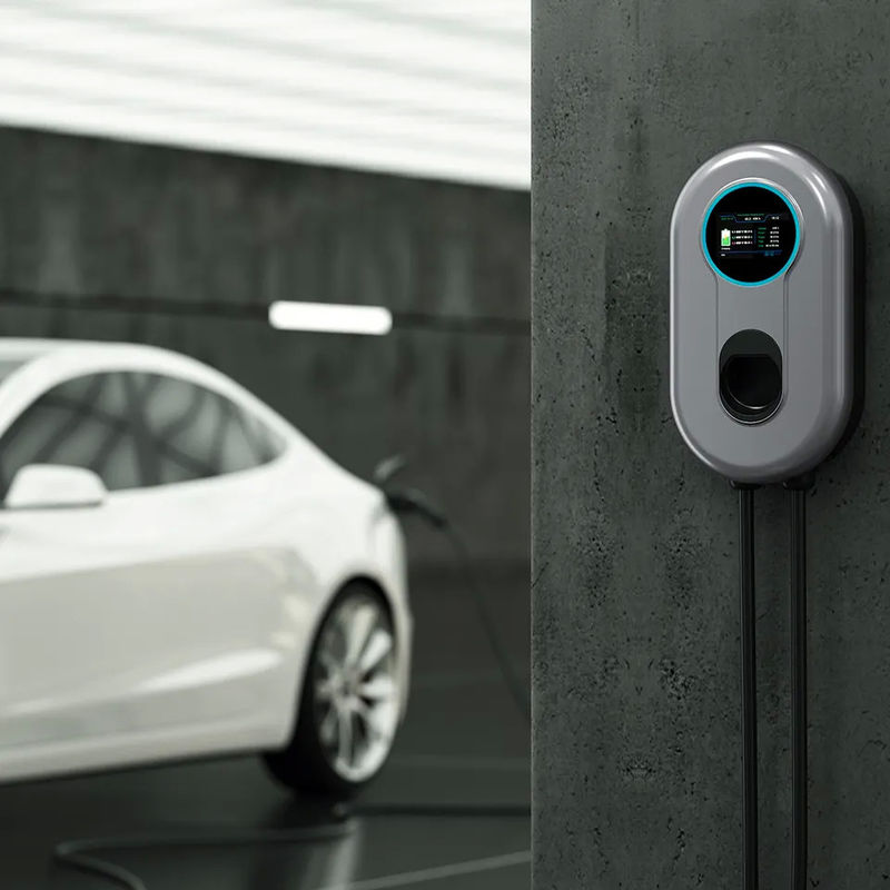 LCD Ekranı Tek Silahlı 11kw Taşınabilir EV Şarj Aracı Tip 2