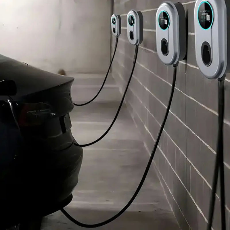 3 fazlı 400v Tip 2 AC EV şarj cihazı Wifi şarj ayarlanabilir akım