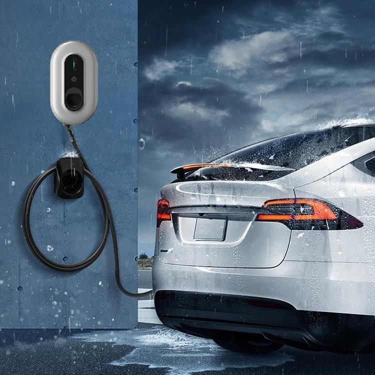 7kw 11kw 22kw 3 fazlı LCD ekran Tipi 2 EV şarj cihazı Temperatör koruma