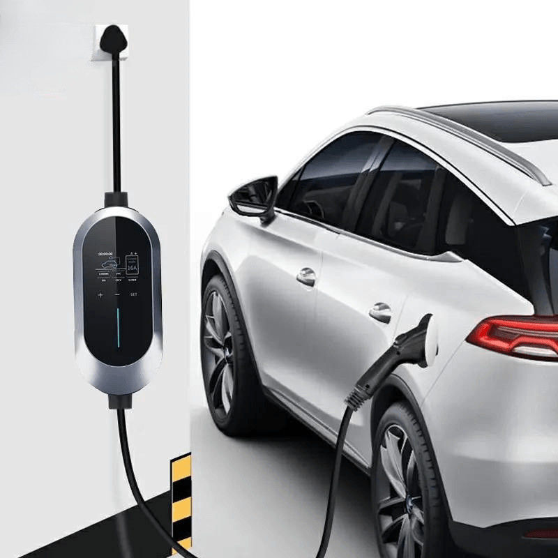230V CEE 3 Pin Touch Button 7.2 Kw AC Hızlı Şarj Üzerinde Yük Koruma