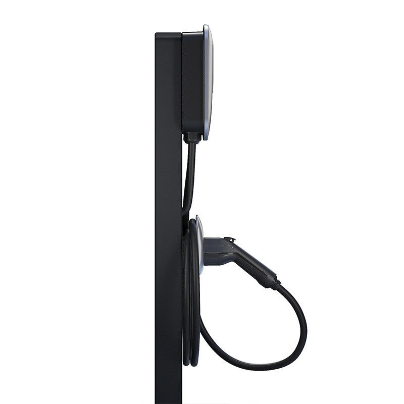 7.4 Metre Kablo Sütunu Montajlı 11kw RFID Kartlı Ev Tipi 1 EV Şarj cihazı