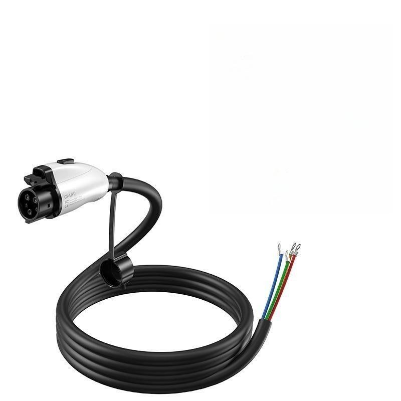 OEM ODM 48A Tip 1 Tip 2 Ac Şarj Aracı Ev Ev Şarj Kablosu Sıcaklık Algılayıcı