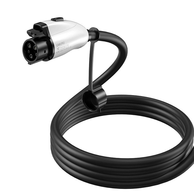 OEM ODM 48A Tip 1 Tip 2 Ac Şarj Aracı Ev Ev Şarj Kablosu Sıcaklık Algılayıcı