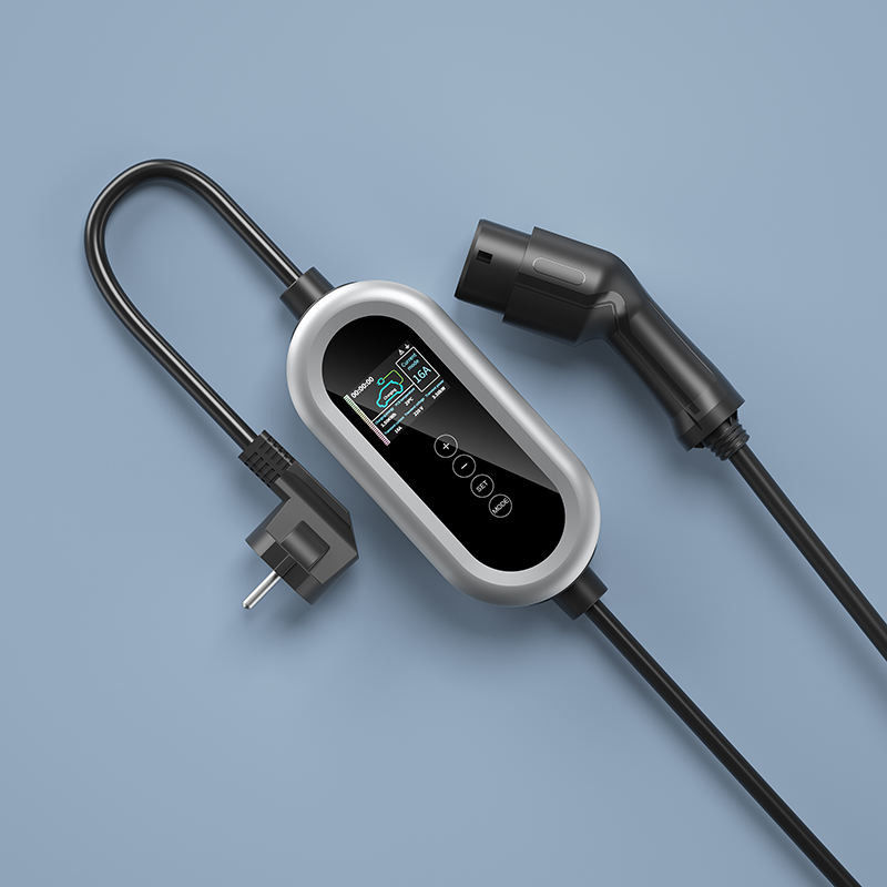 230V Tip 2 Ticari Tek Fazlı Elektrikli Araba Şarj cihazı Tesla için
