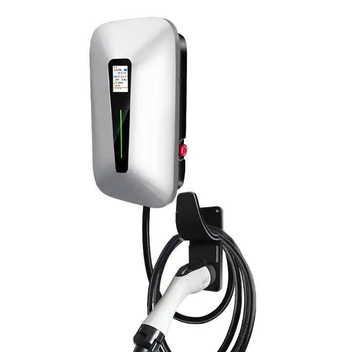11kw Ev Swipe Kartı Tip 1 Tip 2 AC Duvar Kutusu Şarj Aracı 16A 32A