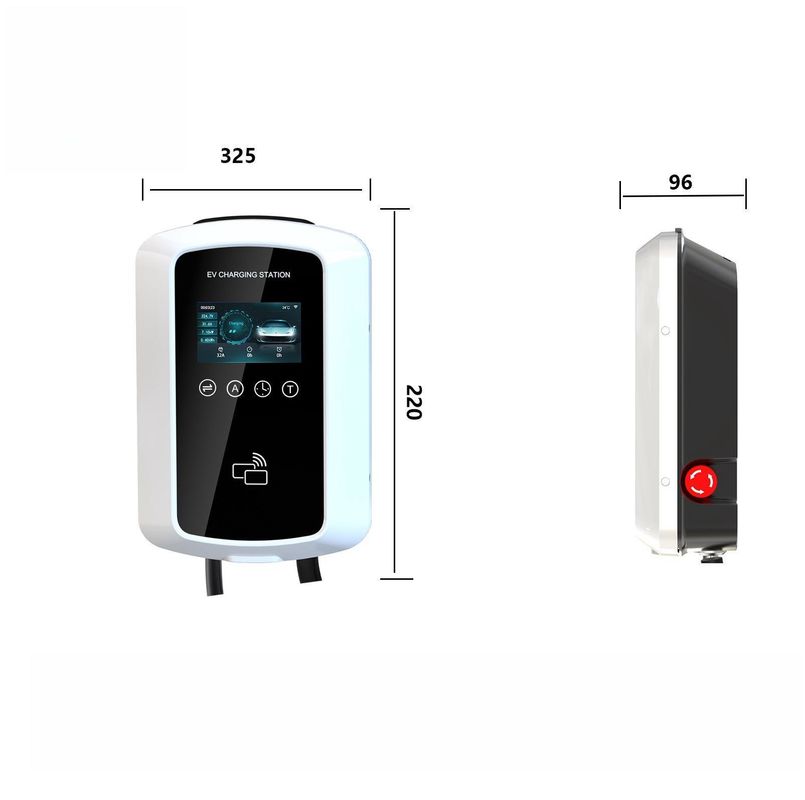 Sütun Montajlı Seviye 2 CE Sertifikalı 11kw 32A Tip 2 EV Şarj Aygıtı