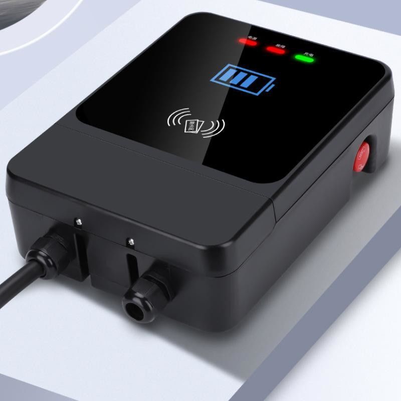 GBT 7kw Tek Silahlı 4.3 Inç Ekranlı 220V Duvar EV Şarj Aracı Acil Durum Düğmesi