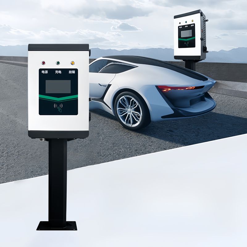 GB/T Duvar Montajlı 40kw Tek Silahlı EV DC Şarj İstasyonu Ev Kullanımı için